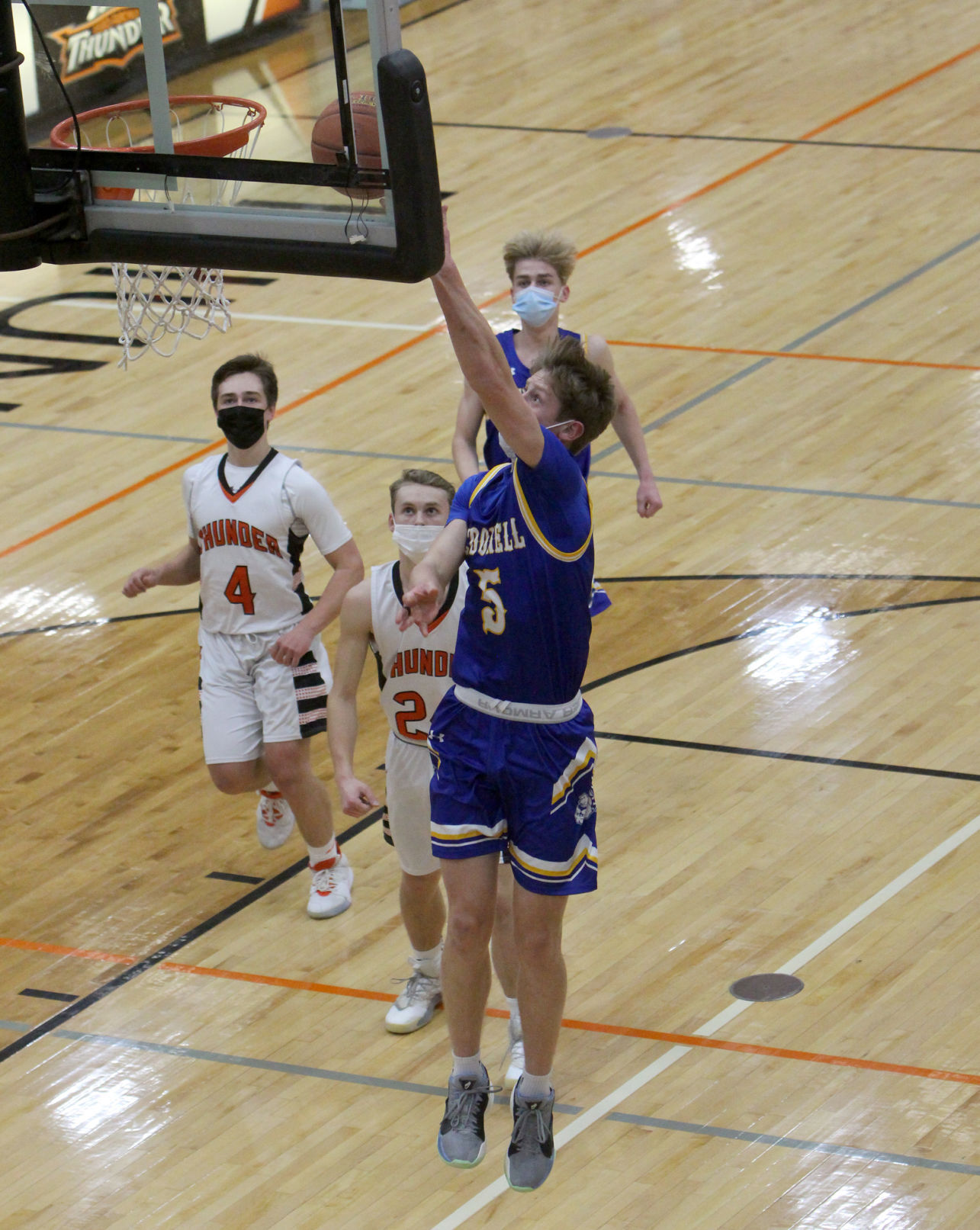 McDonell boys basketball at Osseo-Fairchild 1-11-21